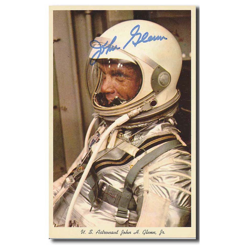 John Glenn – Mercury postcard