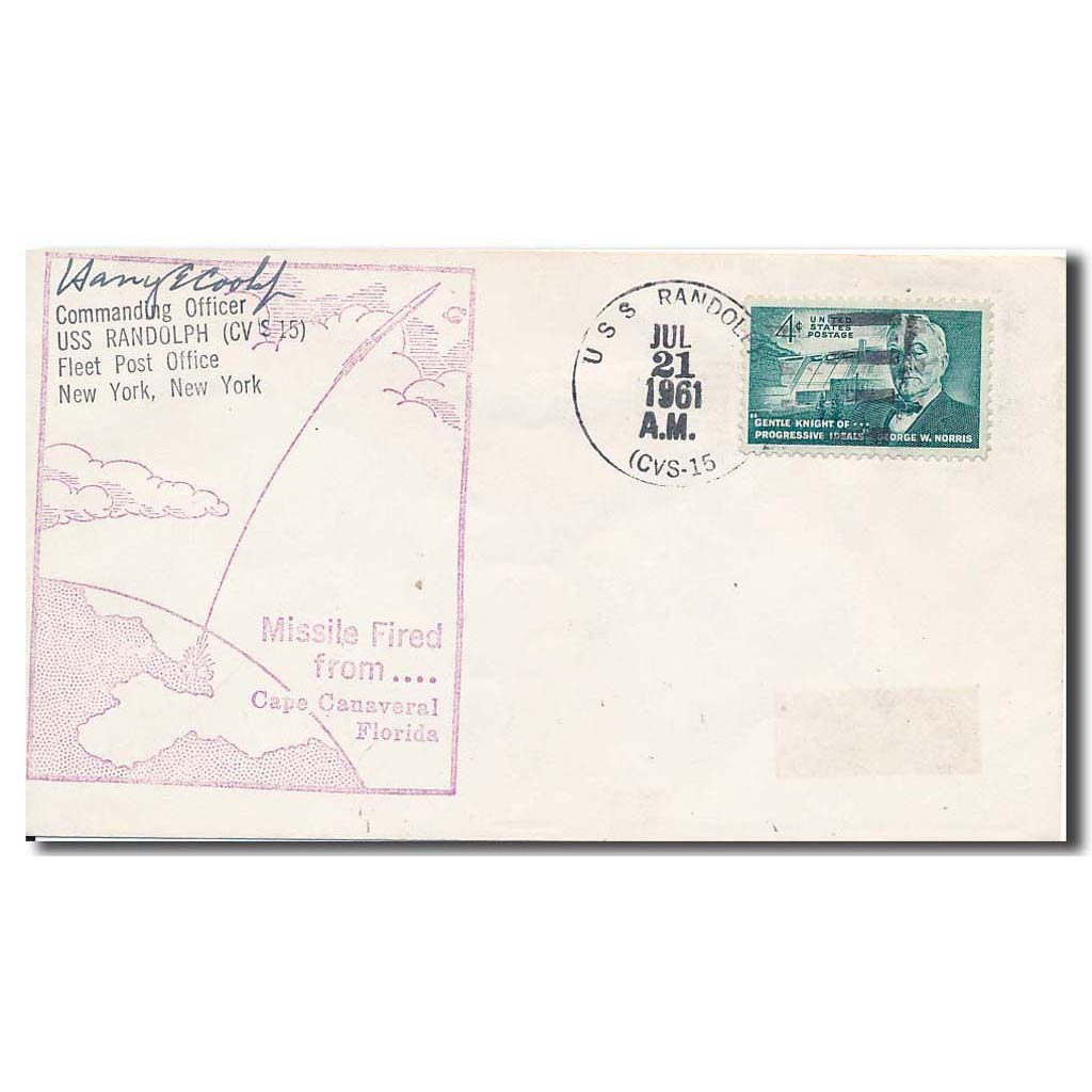 Mercury MR-4 USS Randolph Captain cover