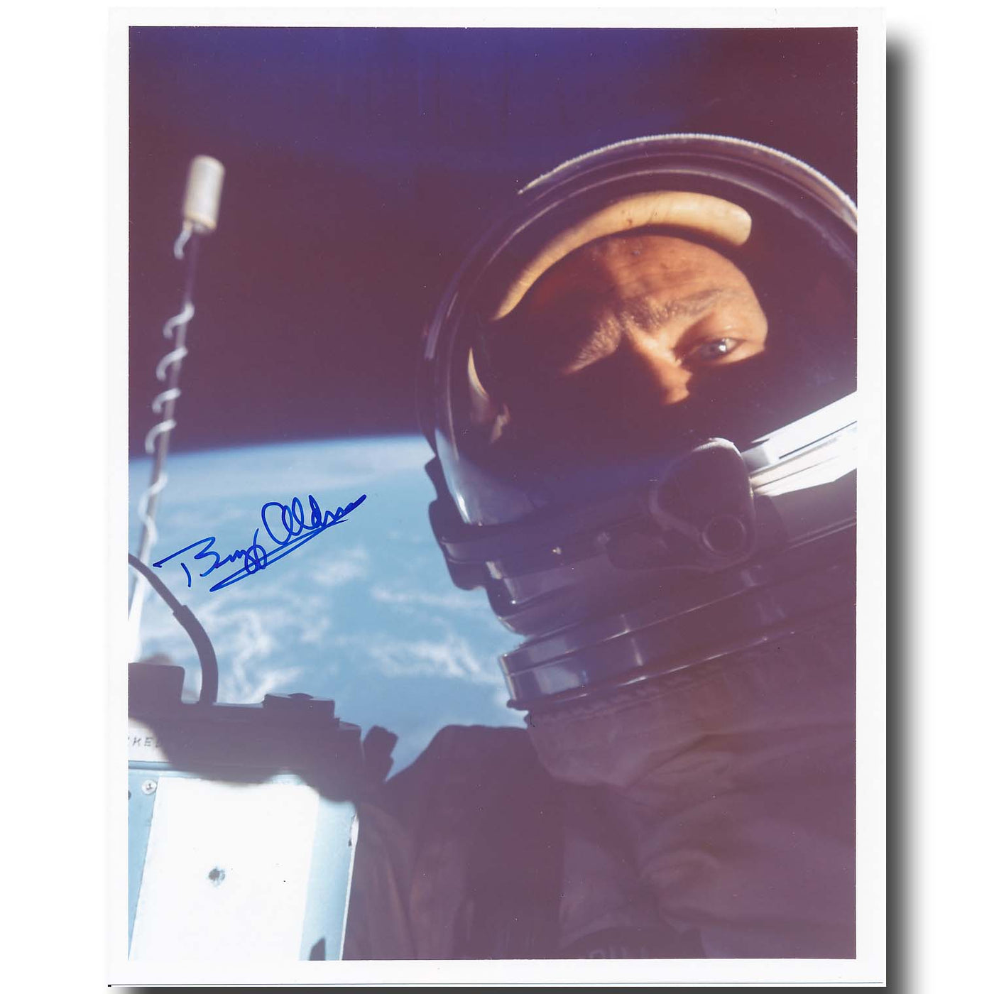 Buzz Aldrin – first selfie in space