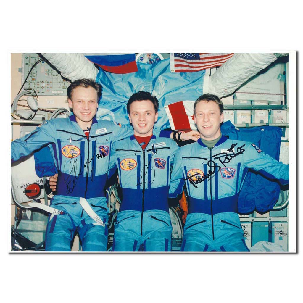 Soyuz TM-22 / EuroMir - 8x10 crewphoto