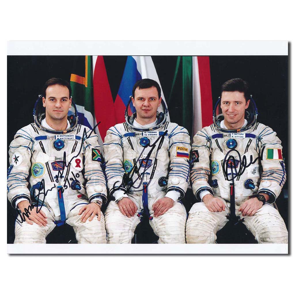 Soyuz TM-34 crewphoto – Mark Shuttleworth