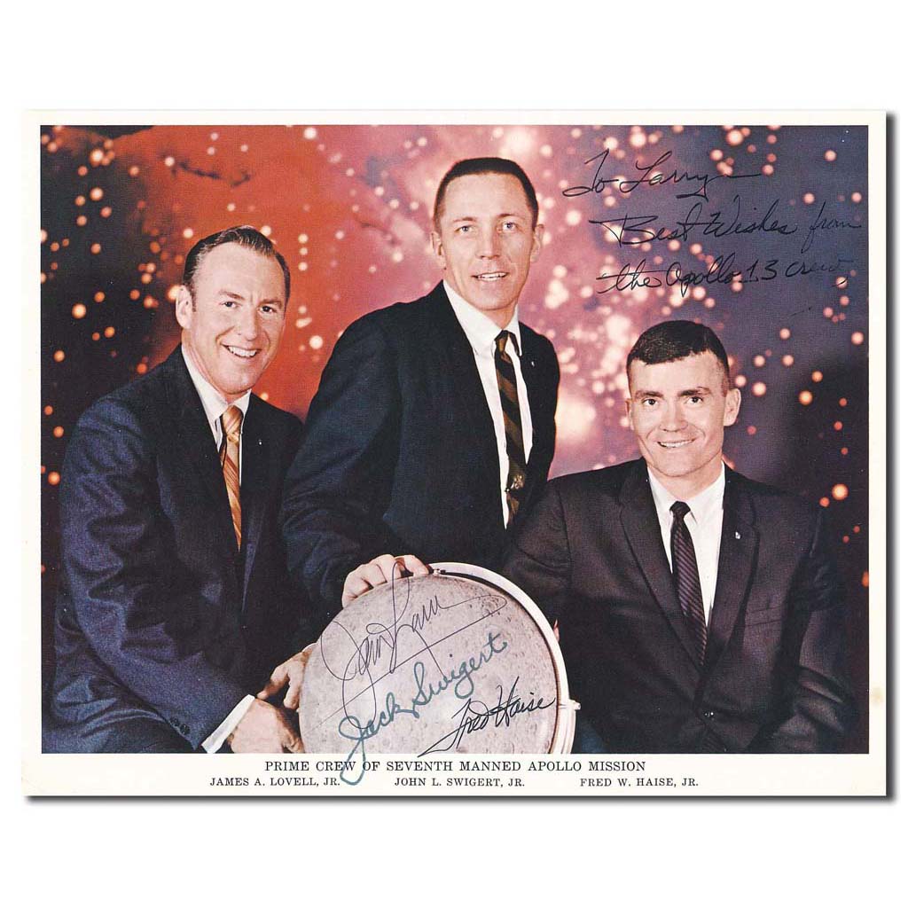 Apollo 13 – flight crew Swigert NASA 8x10''