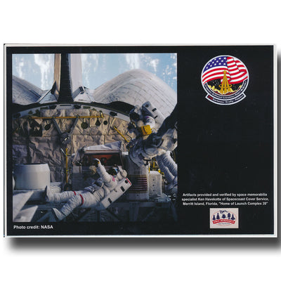 STS-41 G Challenger – flown insulation blanket