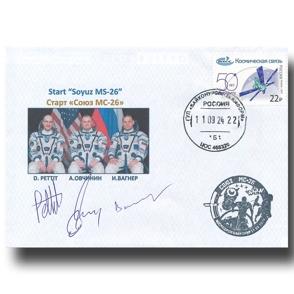 Soyuz MS-26 – crewsigned launch cover