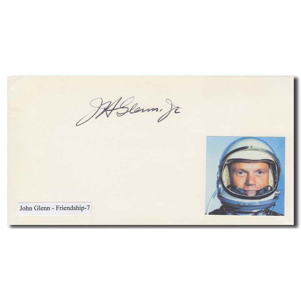 John Glenn – early signature