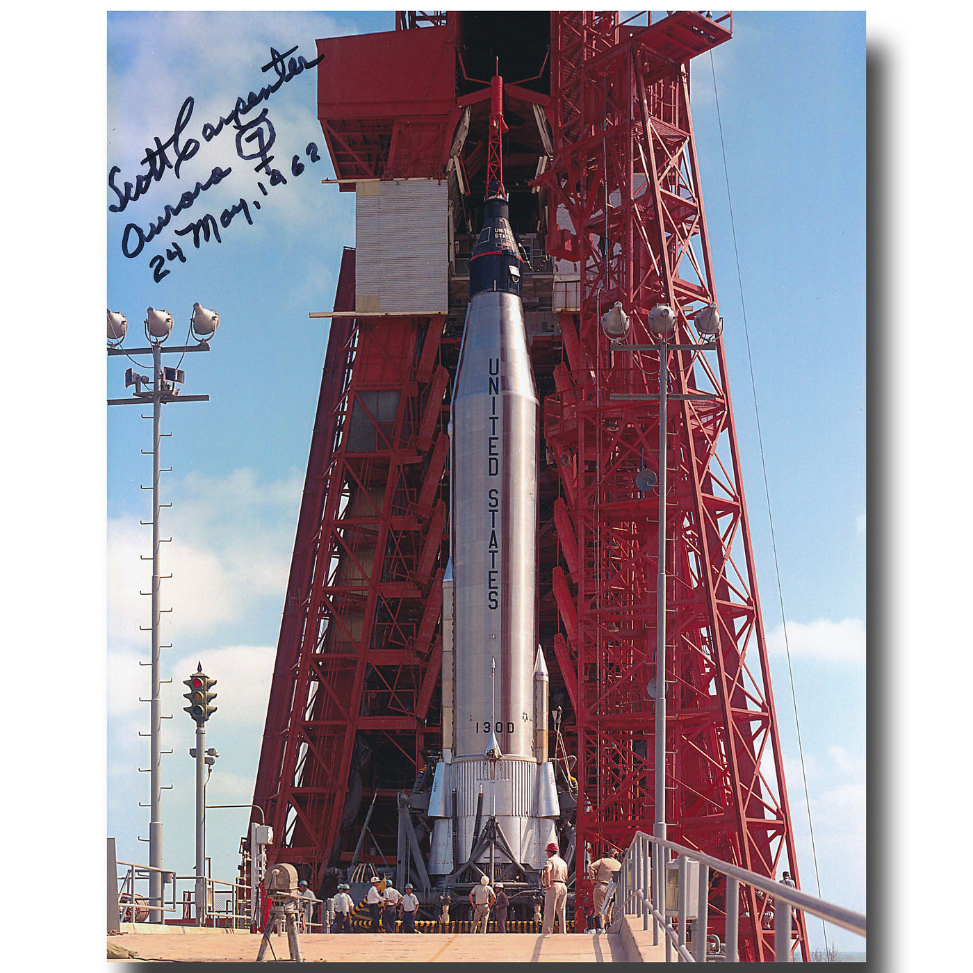 Scott Carpenter – Aurora 7 launch