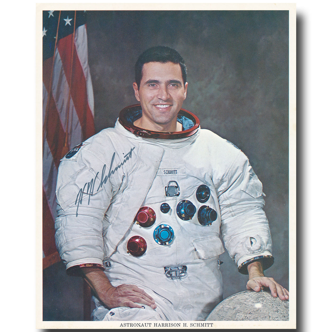 Harrison Schmitt – NASA WSS litho