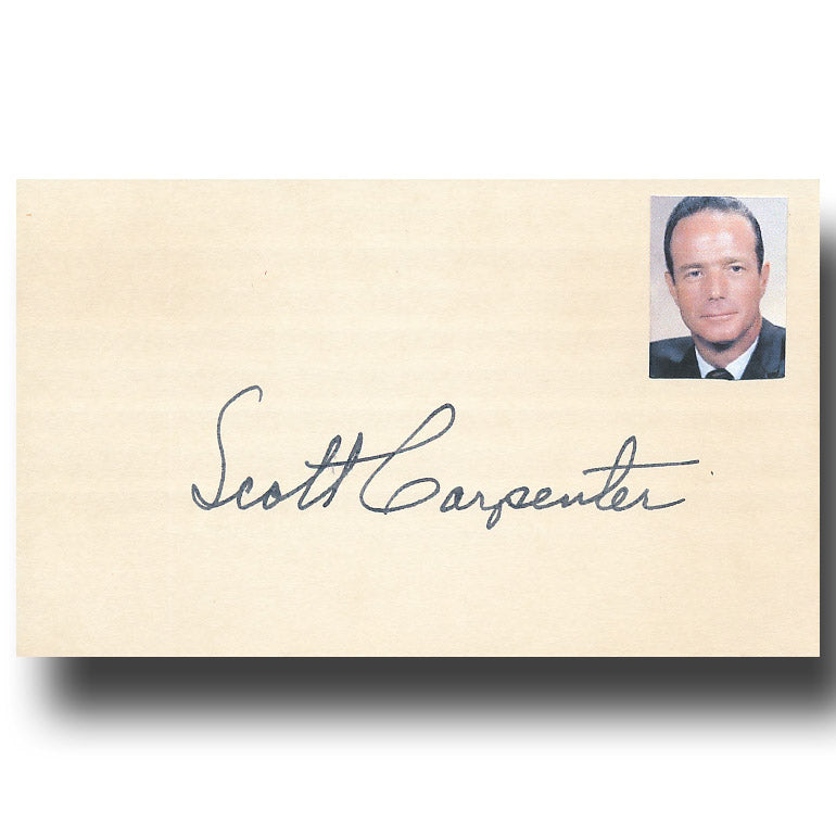 Scott Carpenter – autograph