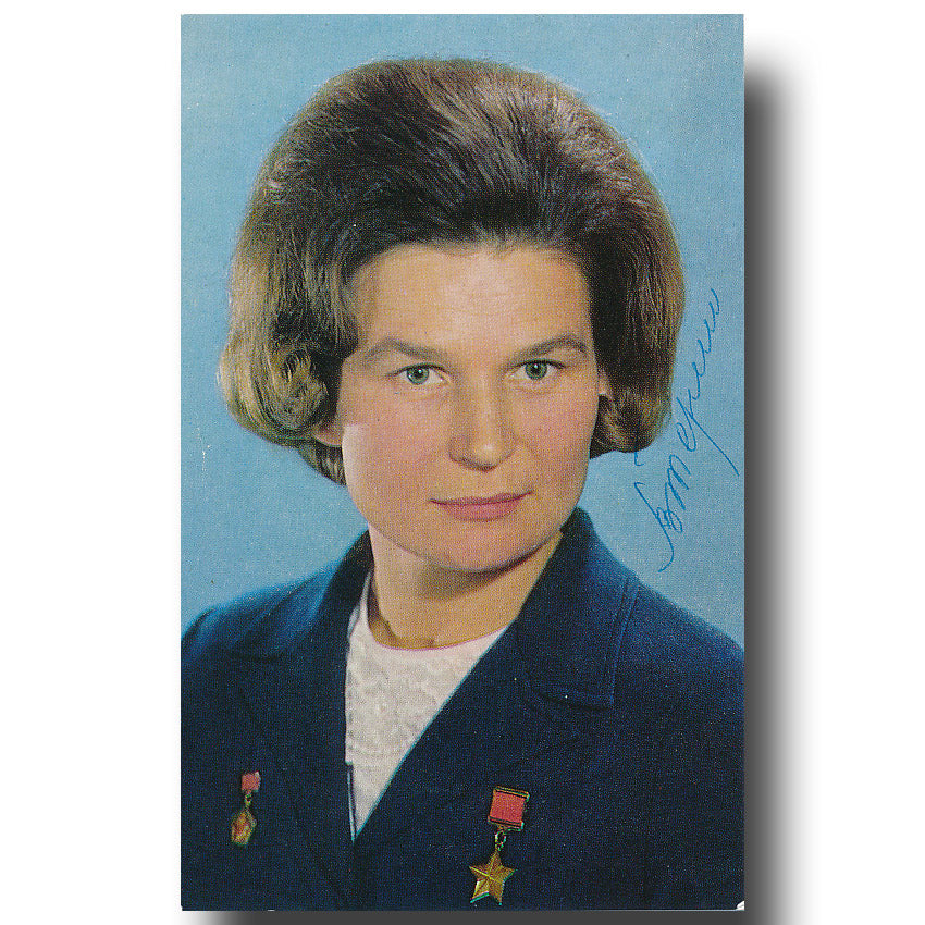 Valentina Tereshkova – portraitcard