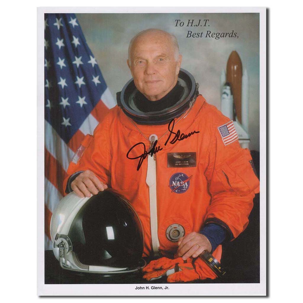 John Glenn – Shuttle suit portrait