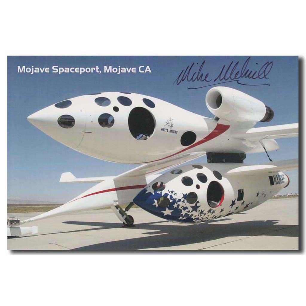 Mike Melvill – SpaceShip One postcard