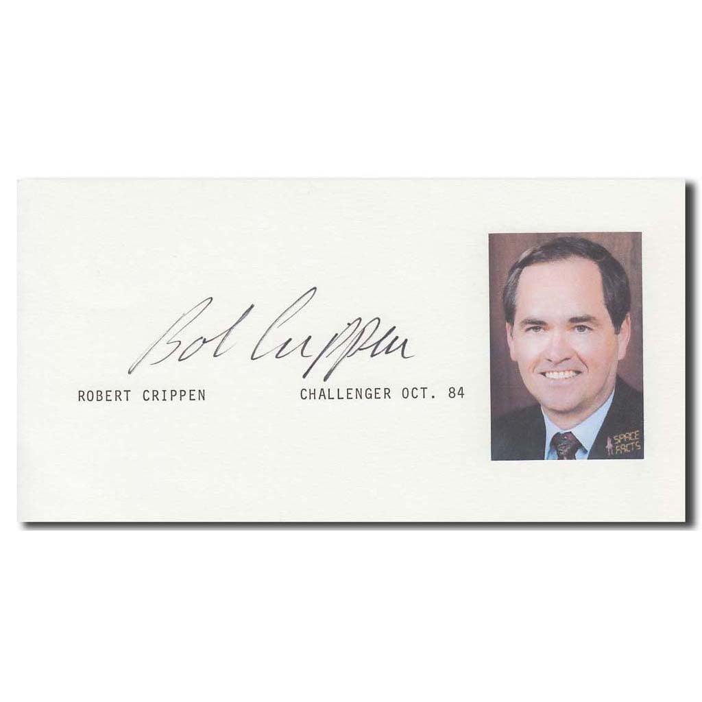 Bob Crippen – signed card