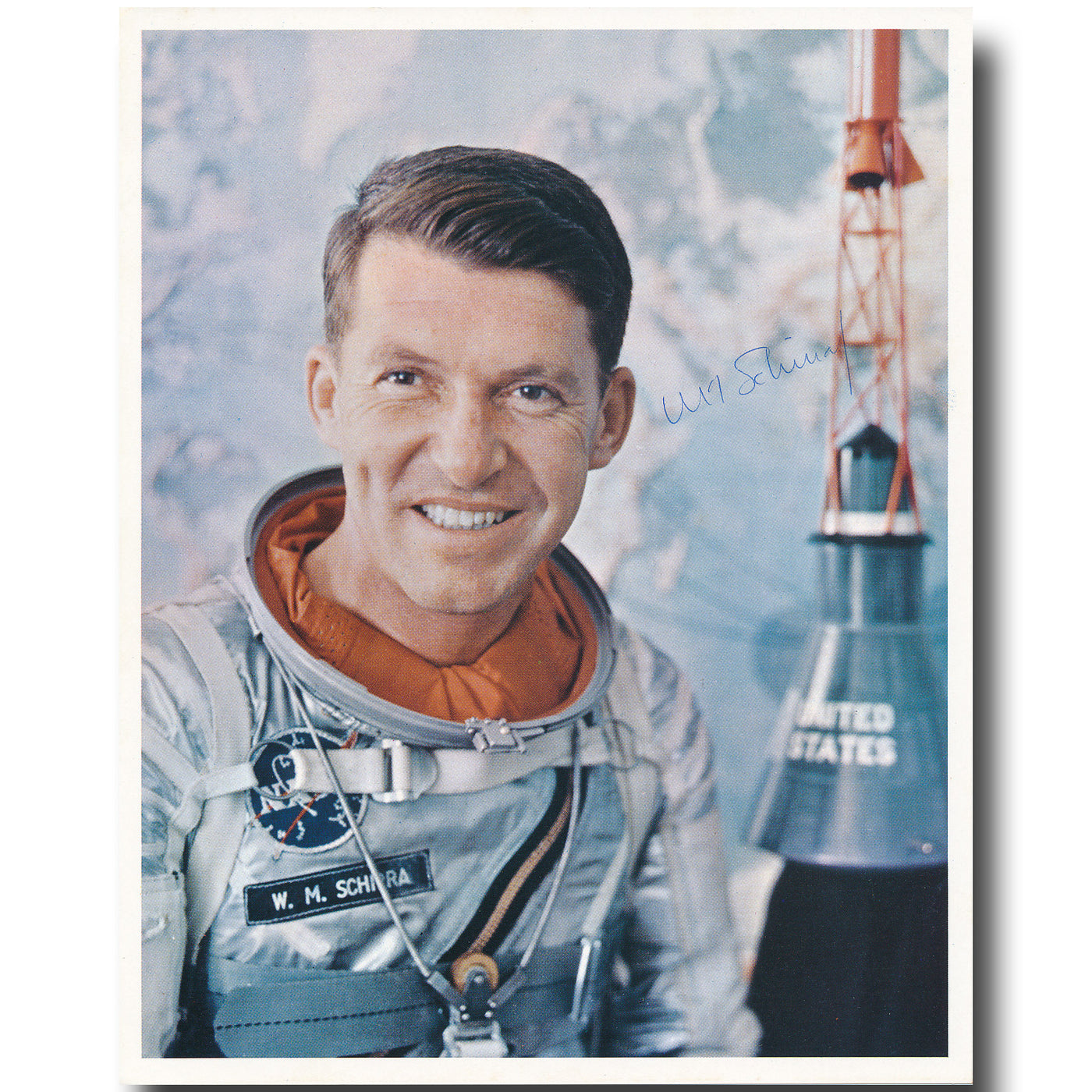 Wally Schirra – Mercury portrait