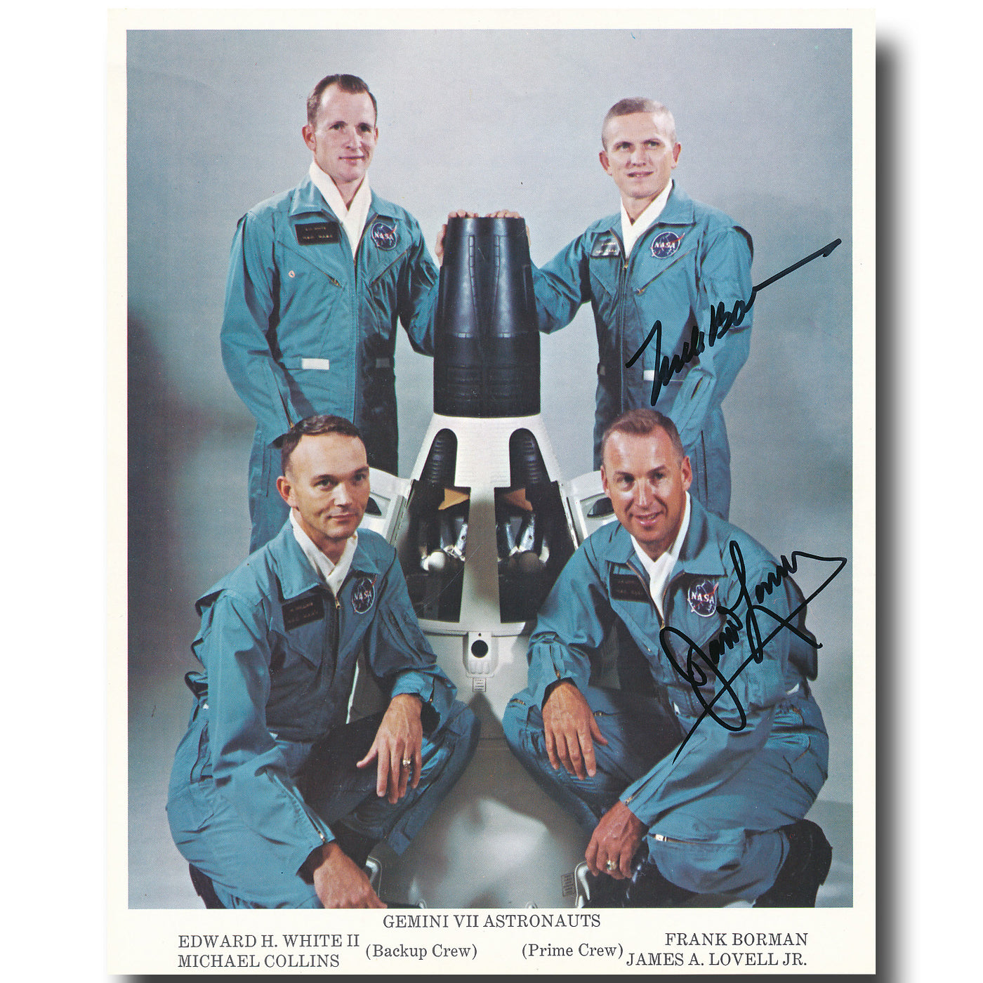 Gemini 7 crew – NASA litho