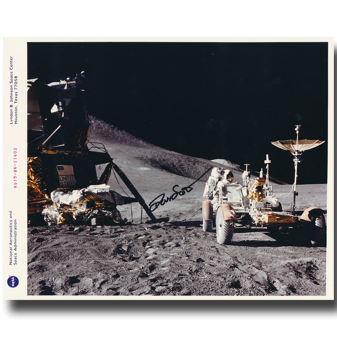 Dave Scott – Apollo 15 rover