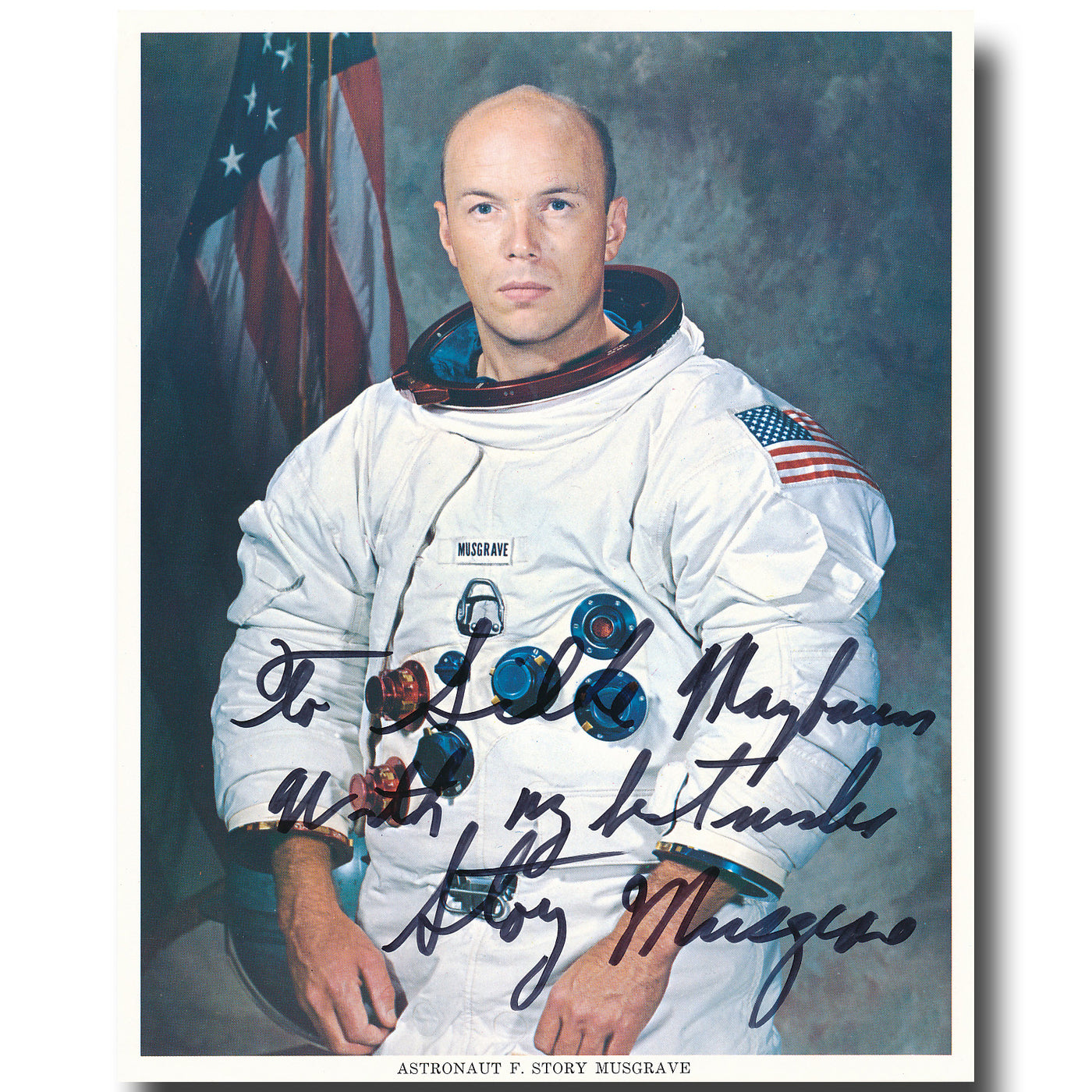 Story Musgrave – rare WSS portrait