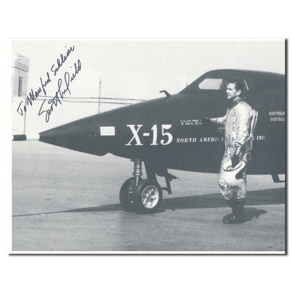 Scott Crossfield – X-15 glossy photo