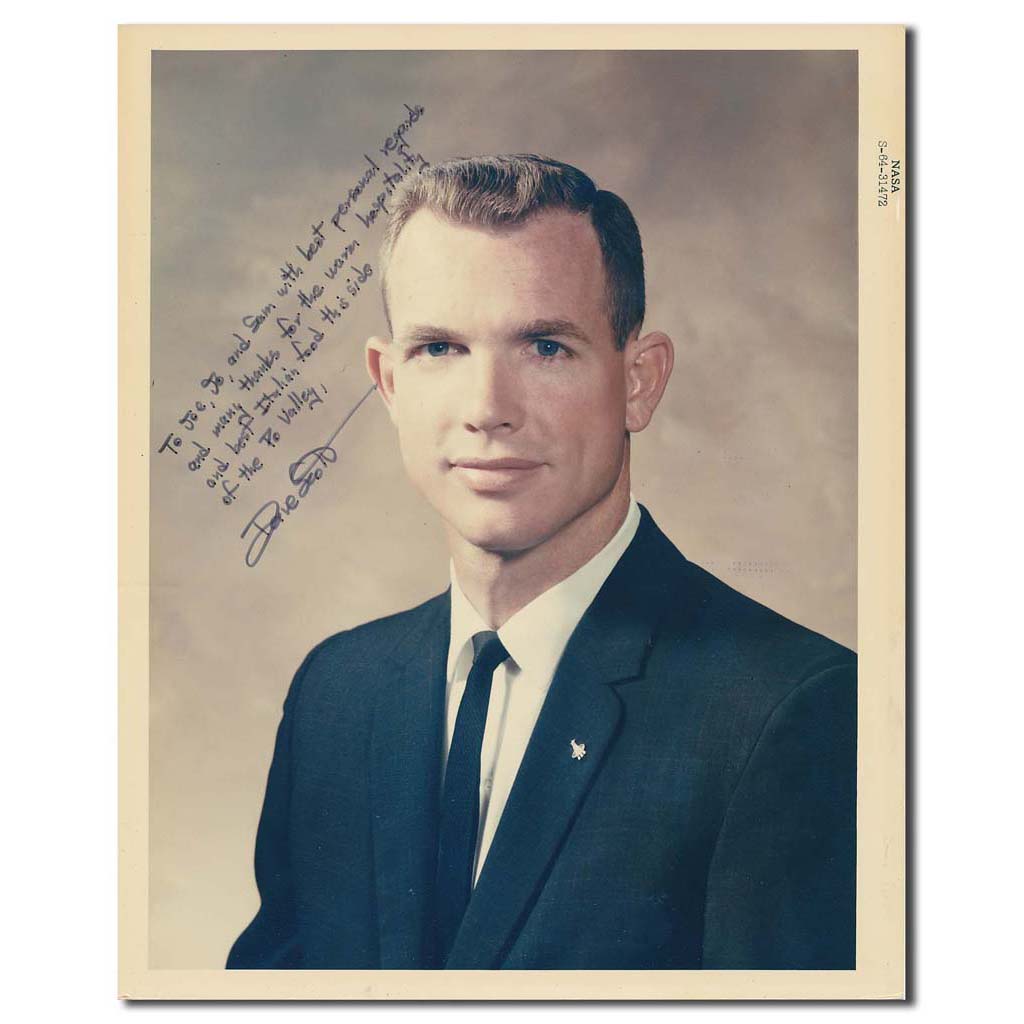 Dave Scott – red serial NASA portrait