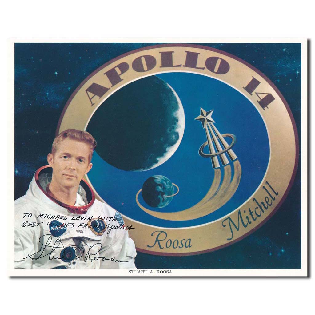 Stuart Roosa – NASA WSS 8x10'' litho portrait