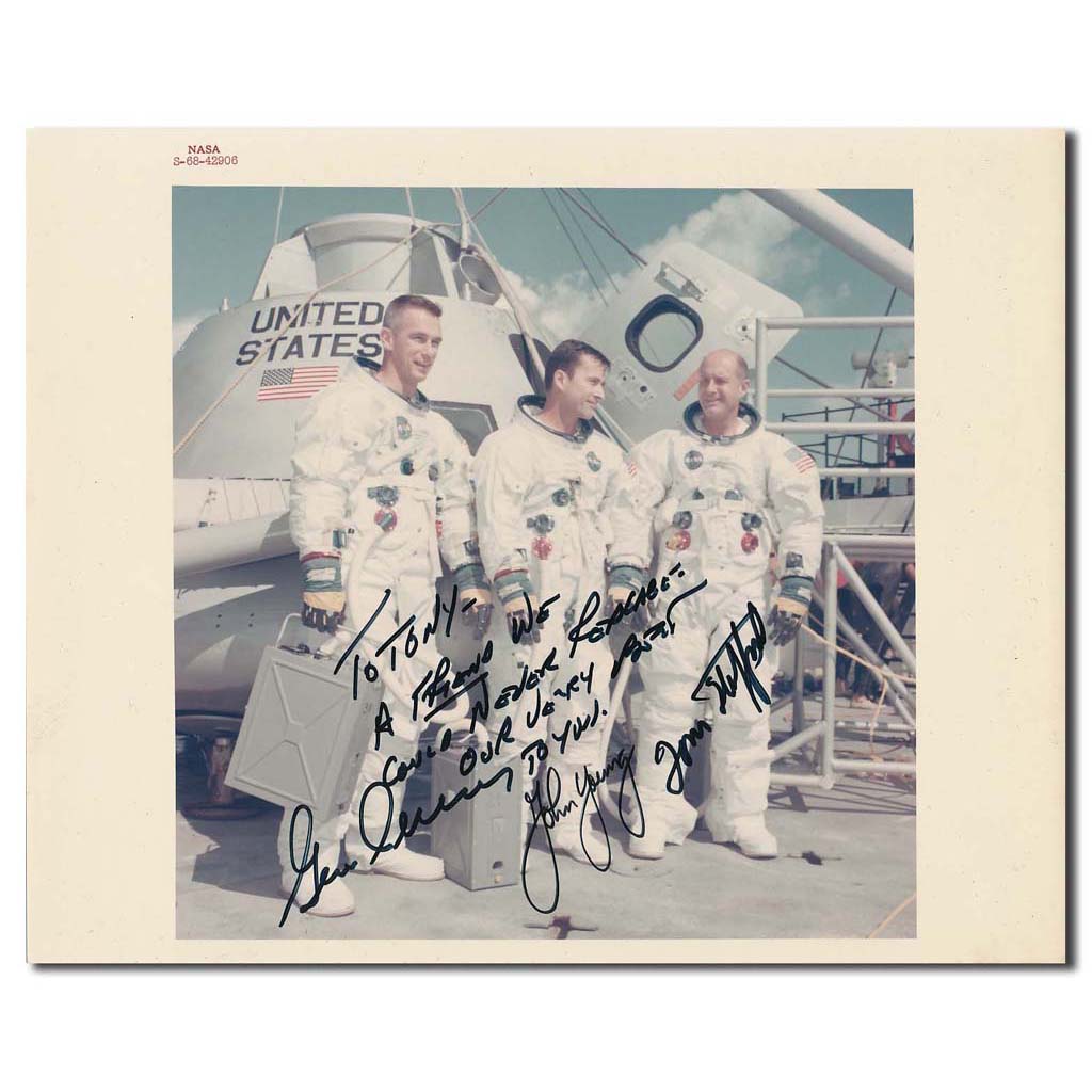 Apollo 10 – red serial NASA 8x10 glossy