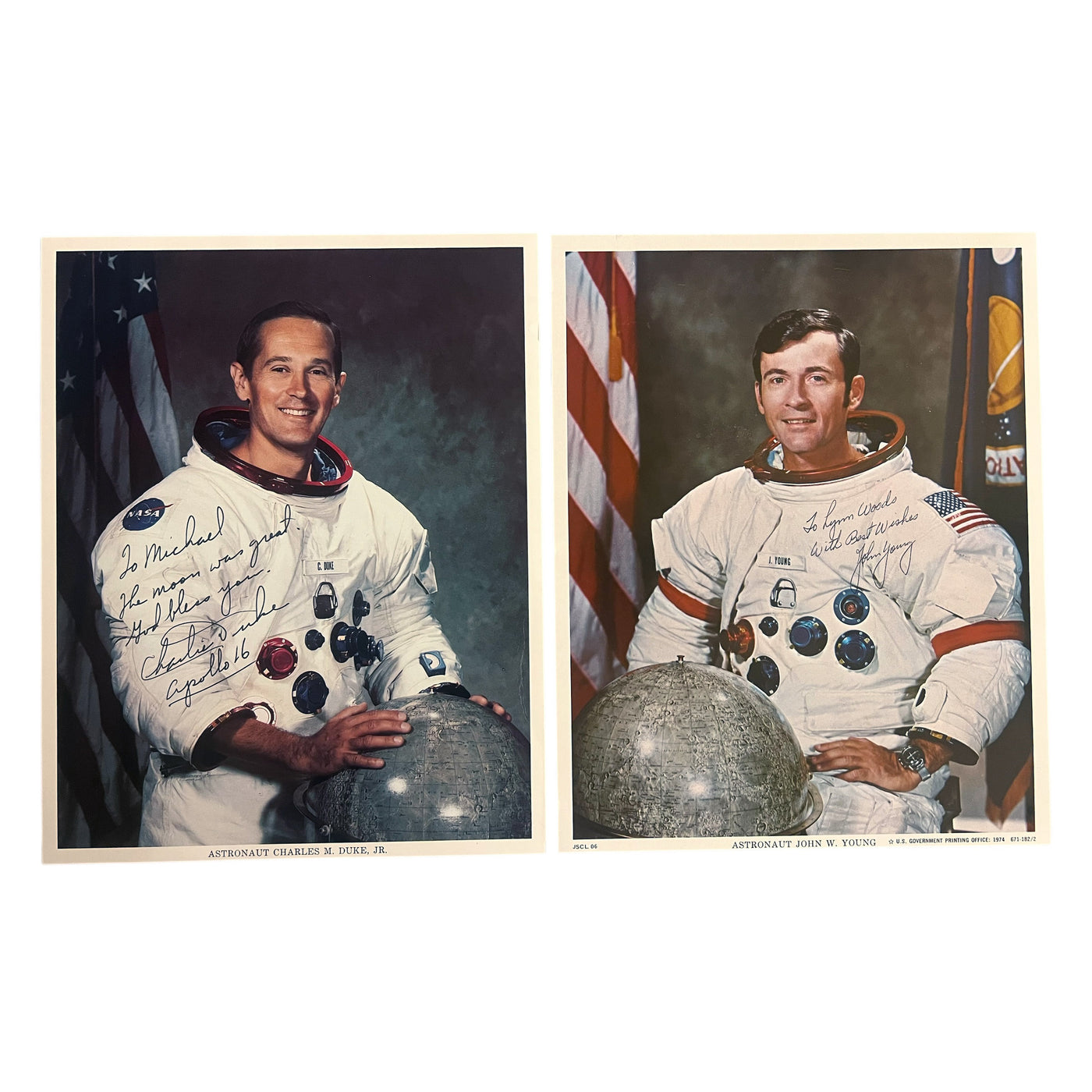 Moonwalker set – All 12 WSS NASA 8x10''litho portraits